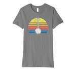 Wonderful Retro Banjo Sun Eighties Style Bluegrass Pickers Women's T-Shirt Slate