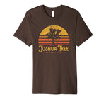 Great Vintage Joshua Tree National Park Retro Men's T-Shirt Brown