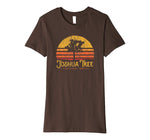 Great Vintage Joshua Tree National Park Retro Women's T-Shirt Brown