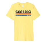 Great Vintage 1980s Style Geneseo Ny Men's T-Shirt Lemon