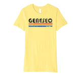 Great Vintage 1980s Style Geneseo Ny Women's T-Shirt Lemon