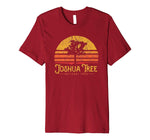 Great Vintage Joshua Tree National Park Retro Men's T-Shirt Cranberry