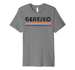 Great Vintage 1980s Style Geneseo Ny Men's T-Shirt Slate