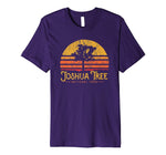 Great Vintage Joshua Tree National Park Retro Men's T-Shirt Purple