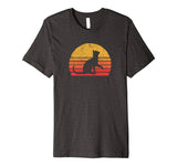 Cute Vintage Eighties Style Cat Retro Distressed Design Men's T-Shirt Dark Heather