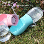 MalsiPree Dog Water Bottle, Leak Proof Portable Puppy Water Dispenser with Drinking Feeder for Pets Outdoor Walking, Hiking, Travel, BPA Free Food Grade Plastic