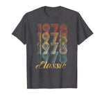 Hotest Cutecomfy 40th Birthday Gift Vintage 1978 Men Women Men's T-Shirt Dark Heather