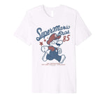 Cute Nintendo Super Mario Bros '85 Vintage Stars Premium Men's T-Shirt White