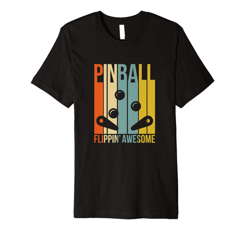 Cute Pinball Retro Men's T-Shirt Black