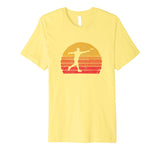Hotest Disc Golf Distressed Retro 80s Style Vintage Men's T-Shirt Lemon
