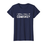 Hotest I Still Call It Comiskey Chicago Baseball Vintage Women's T-Shirt Navy