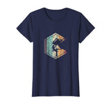 Hotest Awesome Rock Climbing Retro Mountain Climber Hiker Women's T-Shirt Navy