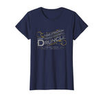 Beautiful Druncle Vintage Weathered Whiskey Label Design Women's T-Shirt Navy