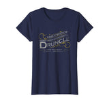 Beautiful Druncle Vintage Weathered Whiskey Label Design Women's T-Shirt Navy
