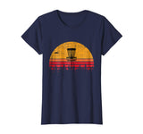 Wonderful Vintage Retro Frolf Frisbee Disc Golf Tee Gift Women's T-Shirt Navy