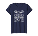 Hot Vintage 2000 Perfectly 18th Birthday 18 Years Old Women's T-Shirt Navy