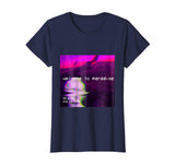 Wonderful Retro Hipster Streetwear Vaporwave And Aesthetics Women's T-Shirt Navy