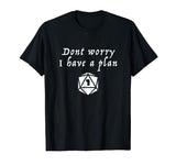 Cute Tabletop Rpg D20 Dungeons Dnd Game Retro Gift Men's T-Shirt Black