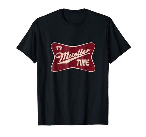 Adorable It's Mueller Time Special Prosecutor Vintage Men's T-Shirt Black