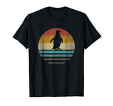 Cutest Penguins Retro Vintage 70s Distressed Men Women Kids Men's T-Shirt Black