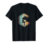 Hotest Awesome Rock Climbing Retro Mountain Climber Hiker Men's T-Shirt Black