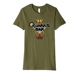 Cutest Star Trek Ds9 Quark's Bar Vintage Logo Premium Women's T-Shirt Olive