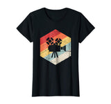Cool Retro Vintage Camera Filmmaker Women's T-Shirt Black
