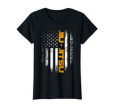Wonderful Vintage American Usa Flag Brazilian Jiu Jitsu Bjj Gift Women's T-Shirt Black
