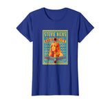 Funny Radio Lovely Woman Funny Vintage Rock Band 1970s Women's T-Shirt Royal Blue