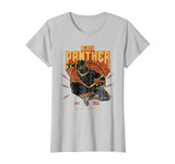 Great Marvel Black Panther Action Since 1966 Retro Vintage Women's T-Shirt Silver