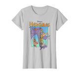 Hotest Disney Hercules Hydra Battle Retro Graphic Women's T-Shirt Silver