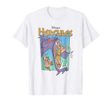 Hotest Disney Hercules Hydra Battle Retro Graphic Men's T-Shirt White