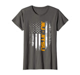 Wonderful Vintage American Usa Flag Brazilian Jiu Jitsu Bjj Gift Women's T-Shirt Asphalt