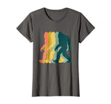 Wonderful Vintage Retro 1970s Style Rainbow Bigfoot Silhouette Women's T-Shirt Asphalt