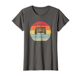 Cute Retro Off Road 4x4 . Vintage 70s Sunset Car . Women's T-Shirt Asphalt