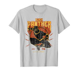 Great Marvel Black Panther Action Since 1966 Retro Vintage Men's T-Shirt Silver