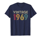 Funny 50th Birthday Gift Vintage 1969 Classic Men Women Men's T-Shirt Navy