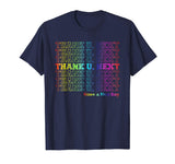 Funny Thank U Nex Vintage Retro Grunge Style Men's T-Shirt Navy
