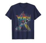 Beautiful Voltron Retro Defender Rainbow Graphic Men's T-Shirt Navy