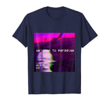 Wonderful Retro Hipster Streetwear Vaporwave And Aesthetics Men's T-Shirt Navy