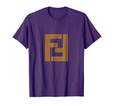 Cutest Fendi_vintage__inspired_ Men's T-Shirt Purple