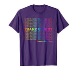Funny Thank U Nex Vintage Retro Grunge Style Men's T-Shirt Purple