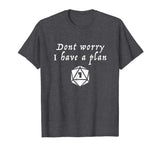 Cute Tabletop Rpg D20 Dungeons Dnd Game Retro Gift Men's T-Shirt Dark Heather