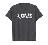 Wonderful Vintage Soccer Football I Love Soccer Men's T-Shirt Dark Heather