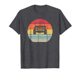 Cute Retro Off Road 4x4 . Vintage 70s Sunset Car . Men's T-Shirt Dark Heather