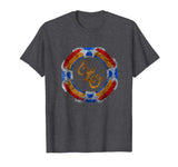 Hotest Funny Flying Disc Vintage Music Rock Band 70s Men's T-Shirt Dark Heather