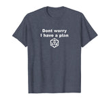 Wonderful Rpg D20 Fumble Dungeons Game Retro Men's T-Shirt Heather Blue