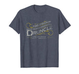 Beautiful Druncle Vintage Weathered Whiskey Label Design Men's T-Shirt Heather Blue