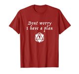 Cute Tabletop Rpg D20 Dungeons Dnd Game Retro Gift Men's T-Shirt Cranberry
