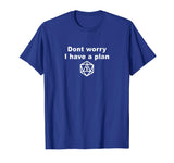 Wonderful Rpg D20 Fumble Dungeons Game Retro Men's T-Shirt Royal Blue
